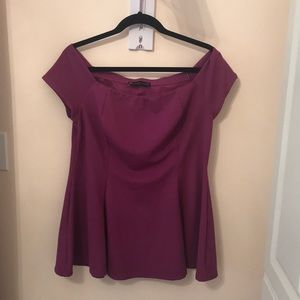 Cute purple top that flares out